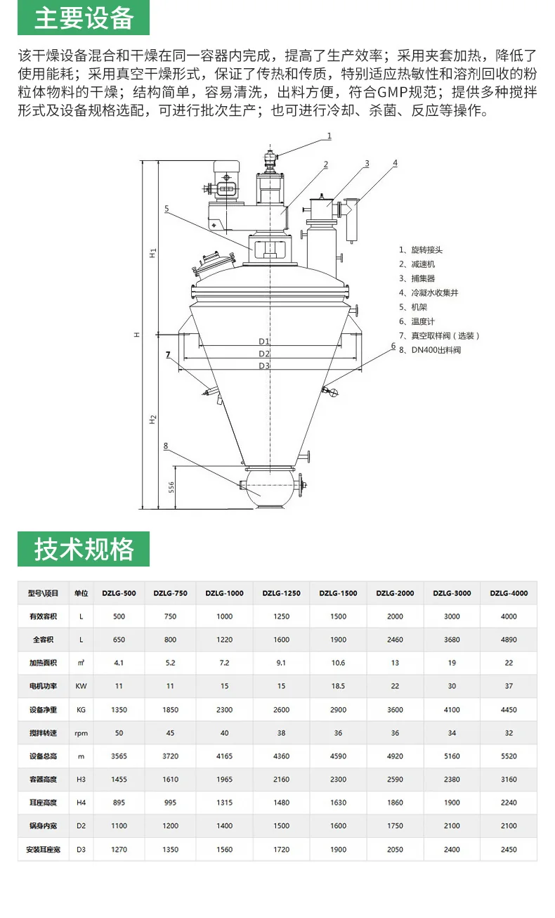 Single Cone Vacuum Dryer product image 21